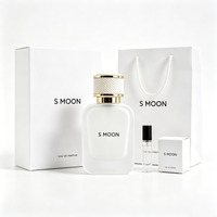 Flacons de parfum en verre vides de luxe personnalisables en différentes couleurs, 30 ml, 50 ml, 100 ml, avec boîte