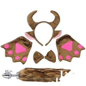 Juguetes <span class=keywords><strong>sexuales</strong></span> para mujeres y parejas, diadema con orejas <span class=keywords><strong>de</strong></span> gato, tapón Anal, cola <span class=keywords><strong>de</strong></span> zorro, Juguete Sexual para adultos - Product Image 1