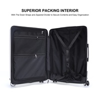 Exclusivité Emay NOUVEAU Designer ABS PC Hard Shell Trolley Valises de voyage Koffer Set 3 PCS Bagages