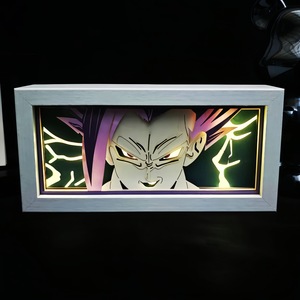 Lámpara de Papel Anime Multicapa Goku UI, Lámpara Nocturna LED Recargable, Regalo para Fanáticos, Regalos DIY para Adolescentes - Product Image 3