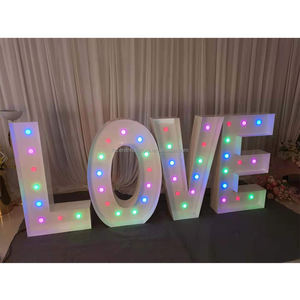 Décoration de lettres lumineuses en Offre Spéciale Lettres lumineuses à LED Chiffres pour fête d'anniversaire - Product Image 6