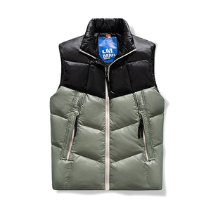 <span class=keywords><strong>Gilet</strong></span> matelassé sans manches à col montant pour homme – Collection Hiver - Product Image 5