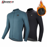 Maillot de Corps Thermique Homme Personnalisé pour Cyclisme, Ski et Course à Pied – Manche Longue Hiver Noir