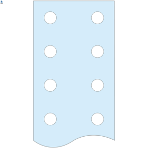 Accesorios para Gabinetes Lvs04525, para Caja Prismaset, 1.675 M X 50 mm 1675 mm, Color Natural, Serie Linergy - Product Image 1
