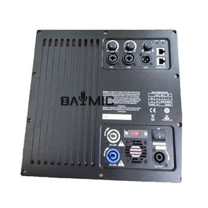 โมดูลแอมพลิฟายเออร์แบบแอคทีฟ Class D ระดับมืออาชีพ 3 ทาง 2*400w+1200w พร้อมเอฟเฟกต์ DSP สำหรับลำโพงไฮไฟ ฟูลเฟรควนซี บีส ซับวูฟเฟอร์ - Product Image 2