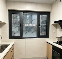 Ventana Abatible Universal de 75 mm para Interiores y Exteriores con Brida de Montaje de Aleación, Estilo Americano