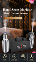 Diffuseur d'arômes ultrasonique Maonoal M6000 - Contrôlé par Wi-Fi, grande capacité, utilisation hôtelière, éclairage LED, construction métallique, respectueux de l'environnement