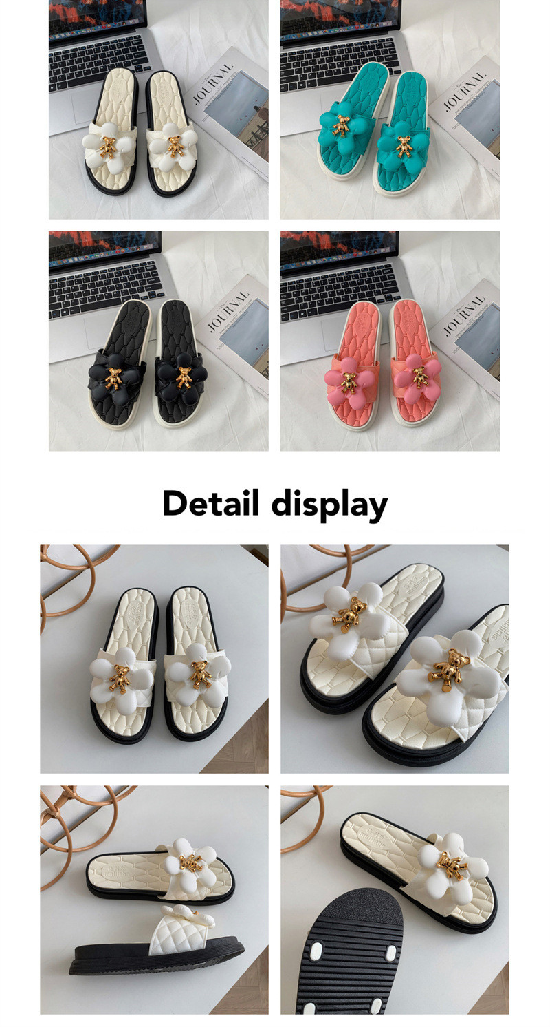 Ladies Wholesale China Flat Shoes Heightening and Thickening Casual Flat Sandals Slippers Women