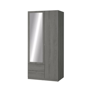 Gran oferta, ropa de dormitorio sencilla y moderna, <span class=keywords><strong>armario</strong></span> Almirah, <span class=keywords><strong>armario</strong></span> <span class=keywords><strong>pequeño</strong></span> de madera <span class=keywords><strong>con</strong></span> <span class=keywords><strong>espejo</strong></span> y cajones - Product Image 3