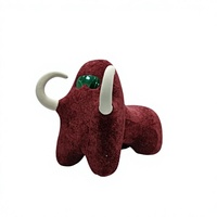 Lustiger Cartoon-Monster-Akzentstuhl aus Tweed-Stoff mit Augenbrillen-Design, Freizeitstuhl für Wohnzimmer, Apartment, Schlafzimmer und Zuhause