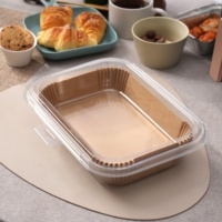 Kit de 50 doublures jetables en papier kraft pour friteuse à air, résistantes à la chaleur, écologiques, sans BPA, compatibles four