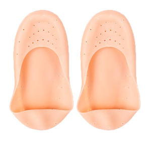 Chaussette en gel de silicone pour protection des pieds, soulagement de la douleur, prévention des crevasses, hydratation et élimination des peaux mortes, avec trou, outil de soin des pieds - Product Image 6