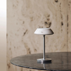 Marble Rechargeable Table Lamp E27 <b>Led</b> <b>Touch</b> Control Cordless For Living Room Bedroom Study Desk Ambient <b>Lighting</b> Decorative - Product Image 1