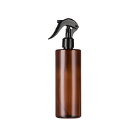 100ml 150ml 200ml 250ml 300ml 5000ml Pompe de pulvérisation de souris en plastique Bouteilles cosmétiques Conteneurs Bouteille PET Noir avec pompe pulvérisateur