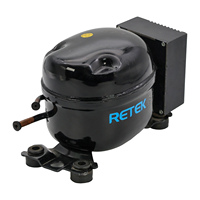 Compresseur onduleur RETEKOOL haute efficacité DC 12V 24V pour réfrigérateur portable de voiture, système de refroidissement solaire pour congélateur