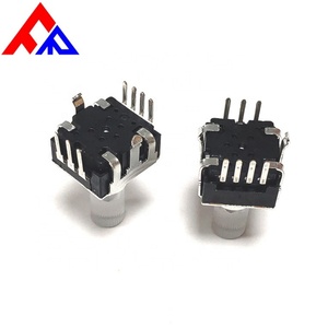 ตัวเข้ารหัส LED-EC12 แบบใหม่ ไฟหลายสี พร้อมสวิตช์ 24 ตำแหน่ง ดิจิตอลพัลส์ ความยาวแกน 20 มม. ตัวเข้ารหัสสำหรับเครื่องเสียงรถยนต์ - Product Image 3