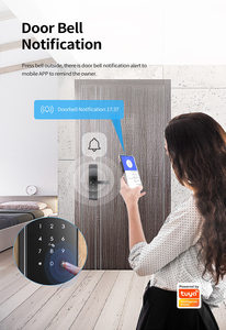 Hiwink Durable <strong>WiFi</strong> Biometric Fingerprint Lock Smart <strong>DoorLock</strong> with One-Second Fast Remote Unlock Technology - Product Image 3