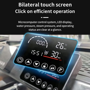 Máquina de Café Espresso Semiautomática Comercial Económica de Doble Cabezal para Cafetería y Tienda de Té de Burbujas BS-sm - Product Image 3