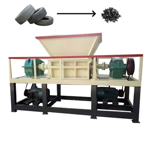 Dzjx tự động công suất lớn xe tải phế liệu cao su lốp Shredder máy mini nhỏ đôi trục thải lốp nhà máy tái chế - Product Image 5