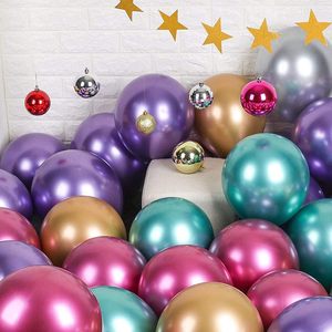 ลูกโป่งลาเท็กซ์สีโครเมียมเมทัลลิกขนาด 12 นิ้ว ยี่ห้อ STELLAR สำหรับตกแต่งงานวันเกิดและงานปาร์ตี้ รุ่น Y-923-25 - Product Image 1