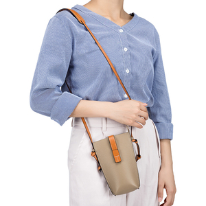 Fashion Casual Premium GenuineLeather Mobile <strong>Cell</strong> <strong>Phone</strong> Pouch Shoulder Purse <strong>Bags</strong> Case Crossbody for Women With Card Holder - Product Image 3