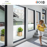Sistema de Ventanas Fijas de Aluminio con Doble Acristalamiento Templado, Resistentes a Huracanes y con Rotura de Puente Térmico NFRC para Proyectos Comerciales en EE. UU.