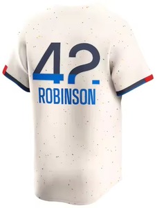 Maillots de baseball et de softball unisexes personnalisés à séchage rapide, col en V, imprimés par transfert thermique, écussons d'équipe, logo personnalisé, 100 % polyester - Product Image 2