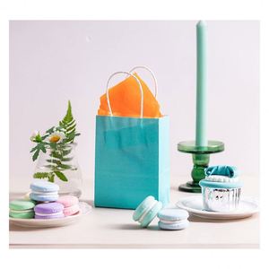 Petits sacs en papier avec poignée pour fête, baby shower, anniversaire, mariage, sacs en papier recyclés écologiques durables de luxe pour cadeaux - Product Image 3