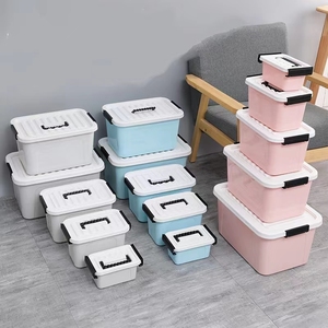 Grande capacité Portable Transparent boîte de <span class=keywords><strong>rangement</strong></span> des aliments maison jouet vêtements organisateur conteneur boîtes à médicaments salle de bain stockage - Product Image 2