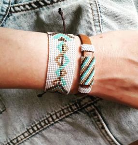 Pulsera Miyuki Hecha a Mano, Felicidad - Product Image 1