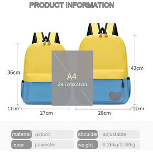Venta al por mayor, mochila escolar Oxford de moda unisex con USB, bolsas de libros con logotipo personalizado, estilo de moda para niños - Product Image 2