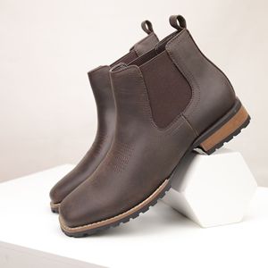 Botas Vaqueras Occidentales Bordadas Retro de Talla Grande 2026 para Hombre, Botas de Tacón Cuadrado Bajo con Punta Cuadrada, Botas Versátiles para Hombre - Product Image 3