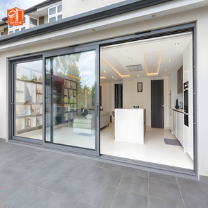 <span class=keywords><strong>Porte</strong></span> coulissante insonorisée en aluminium robuste à fermeture silencieuse avec verrouillage de précision - Product Image 1