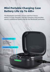 Haute qualité <span class=keywords><strong>KZ</strong></span> <span class=keywords><strong>AZ09</strong></span> <span class=keywords><strong>Pro</strong></span> mise à niveau sans fil mise à niveau écouteur BT compatible 5.2 connecteur de crochet d'oreille avec étui de charge - Product Image 4