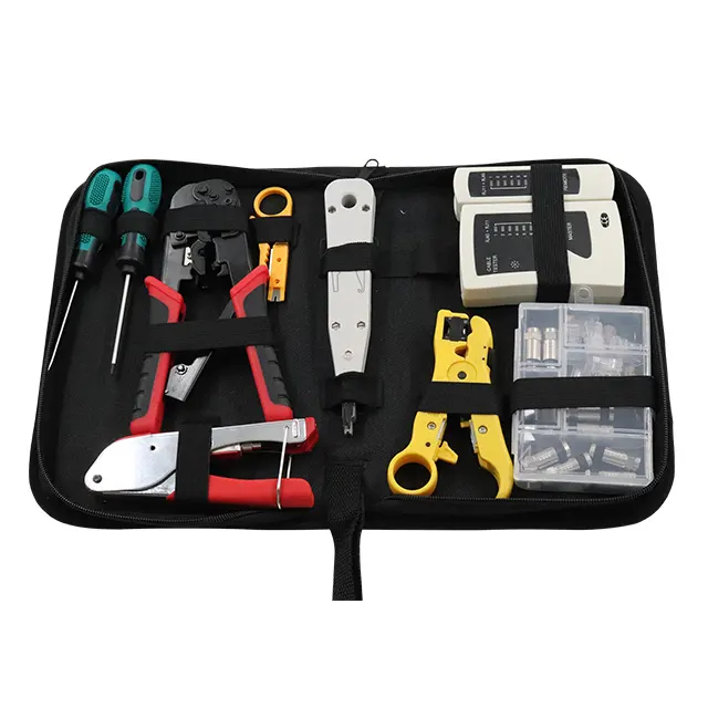 Wholesale Electricians Network Screwdriver DIY Repair Tool Set 12 In 1 Electrical Tool Kit Network Tool Kit