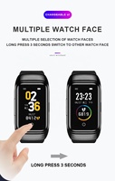Sport Intelligente Orologio M7 con il dente Blu Auricolari 2 in 1 di Frequenza Cardiaca Monitor di Pressione Sanguigna di Smartwatch