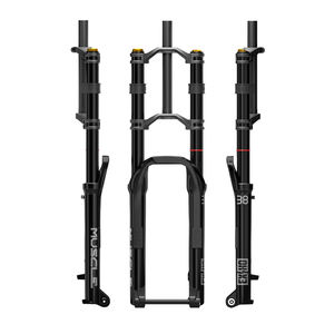 Exsho ส้อมจักรยานเสือภูเขาแบบสปริงด้านหน้า20 26นิ้วเรียว 'ถนน' ส้อมจักรยาน - Product Image 1