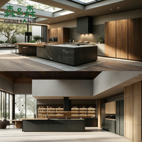 Buffet en bois moderne de luxe SLS, armoire de rangement laquée sur mesure pour cuisine, hôtel et entrée de salon