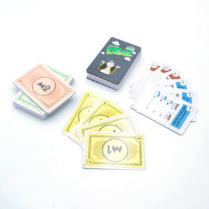 Jeu de poker Royal imprimé personnalisé de luxe pour adultes 100% jeu de table en plastique Vintage des deux côtés accessoire adulte Sexy pour planche Carrom - Product Image 4