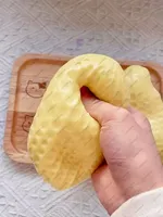 Balle anti-stress en peluche cacahuète, jouet sensoriel ASMR à presser et à grincer, toucher ultra-doux, pour enfants et adultes