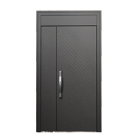 Porte blindée double extérieure de style européen, haute sécurité, haute qualité, vente en gros