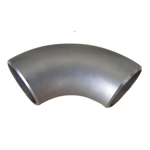 ข้อต่อท่อเกรดอุตสาหกรรมคุณภาพสูง ASME B16.9 แบบไร้รอยต่อ งอได้ 60 90 180 องศา ข้อต่อท่อสแตนเลส 90 องศา Sch40 - Product Image 2