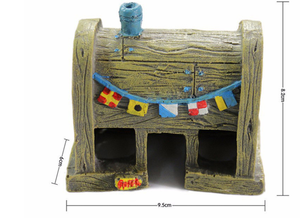Spugna Bambino Acquario Decorazioni Ornamenti Squidward Casa delle Perfetto Per I Pesci a Nuotare In E il Giro Completo di Decorazione di Colore - Product Image 2