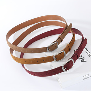 <span class=keywords><strong>Ceinture</strong></span> <span class=keywords><strong>Femme</strong></span> Maillard en <span class=keywords><strong>Daim</strong></span> Nubuck Style Vintage Vieilli avec Boucle Ardillon en Alliage – Nouvelle <span class=keywords><strong>Ceinture</strong></span> Sophistiquée pour Jeans - Product Image 3