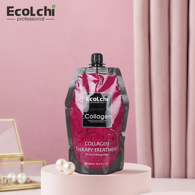 ECOLCHI Professional Repairing Hair Color Cream Free Sample Smoothing Collagen Keratin Treatment