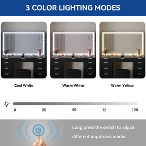 Productos al por mayor, armario, muebles de dormitorio <span class=keywords><strong>con</strong></span> <span class=keywords><strong>espejo</strong></span>, <span class=keywords><strong>tocador</strong></span> <span class=keywords><strong>flotante</strong></span>, baño, diseños simples de <span class=keywords><strong>tocador</strong></span> de madera - Product Image 4