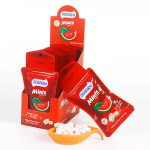 DOSFARM-mintas con sabor a sandía, OEM/ODM, personalizado, sin azúcar, vitamina <span class=keywords><strong>C</strong></span>, el mejor aliento, Canadá, después de cenar - Product Image 1