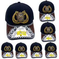 Gorra de Béisbol Unisex de 6 Paneles con Logotipo Metálico 3D, Estampado en Serigrafía, Estilo Casual, para Playa, Pesca, en Mezclilla, Lona y Malla
