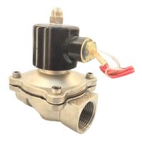 Vanne solénoïde à commande directe à 2 voies normalement fermée 2W Mini DC12V/24V AC110V/220V en acier inoxydable DN25-DN50
