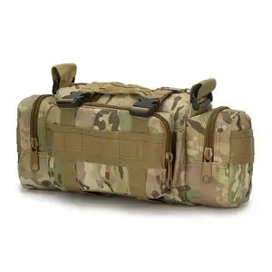 Wholesale Traveling Hiking 600D Oxford Single Shoulder Pack Camera Fanny Bag Molle Tactical Sling Bag